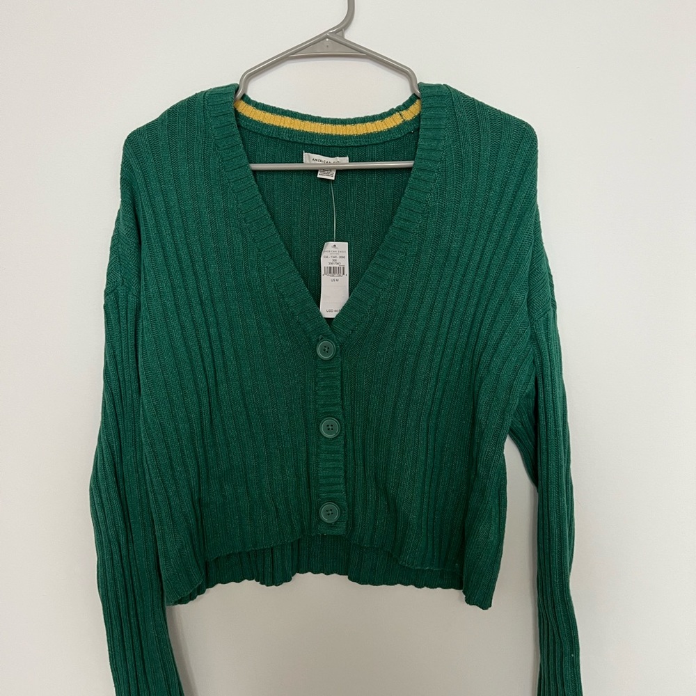 NWT! Green American eagle cardigan